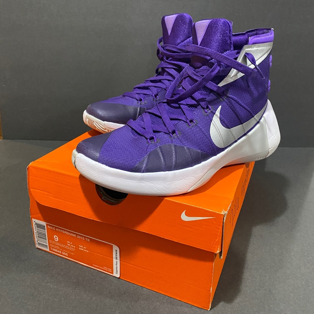 Nike Hyperdunk Basketball Shoes Purple M9